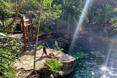 Tulum Ruins & Casa Tortuga Eco Tour! 4 Cenotes from Tulum City