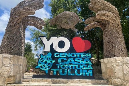Casa Tortuga Eco Cenote Park+ Tulum Ruins! From Cancun & Playa Del Carmen