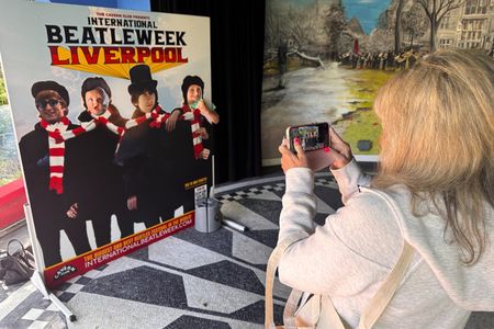 2-Hour Beatles "Carpool Karaoke" includes a drink in the "Phil"