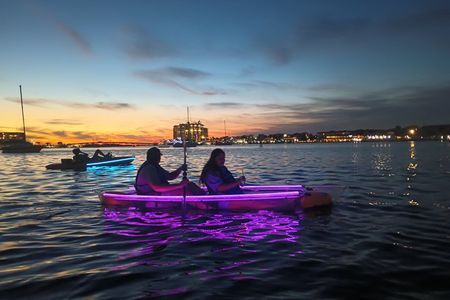 Glowing Clear Kayak Adventure in Destin Harbor