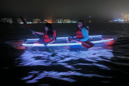 Glowing Clear Kayak Adventure in Destin Harbor