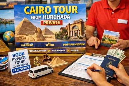Private Cairo day trip from Hurghada with Grand Egyptian Museum
