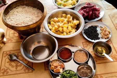 Newari Cooking Class with a Home Chef- From market to the plate.