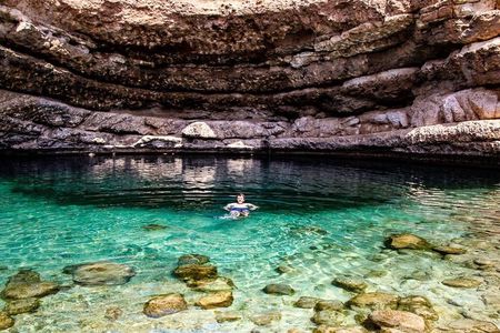 Wadi Shab Trekking and Swimming Tour