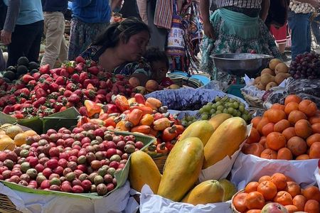 Market food tour and tortilla workshop