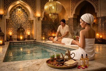 Marrakech: Moroccan Hammam & Massage with Private Hotel Transfer