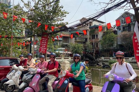Hanoi Highlights Half-day Vespa Tour: REAL Hanoi, Culture & Food