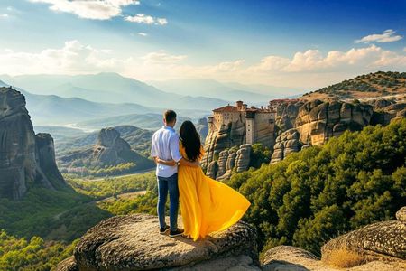 Meteora: Monasteries Tour with Lunch and Athens Transfer Option