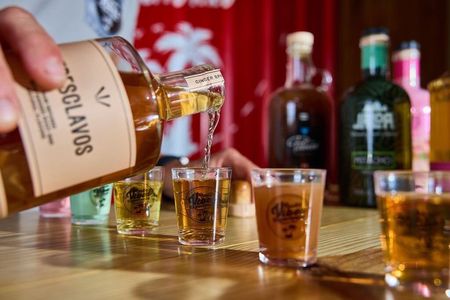 Old San Juan PR Fruit infused Moonshine & Cream liqueur Tasting