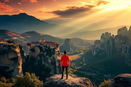 Athens: 2-Day Meteora Monasteries & Cave Guided Tours + Hotel