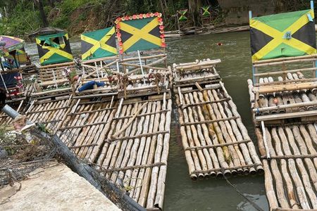 Lethe Bamboo River Rafting Tour Montego Bay Jamaica from Negril