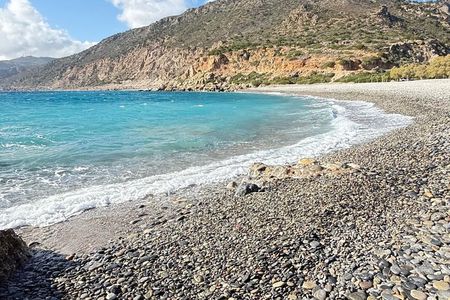 Gialiskari Beach, Palaiochora Village & Seaside Lunch