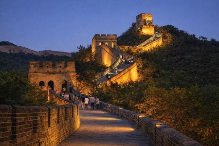 Badaling Night Great Wall Ticket Show and Optional Transfer