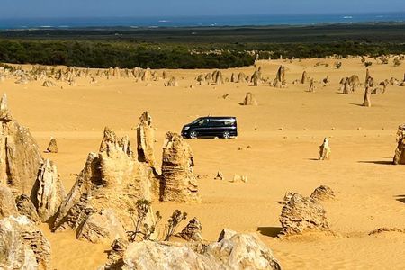 Small group 4WD Pinnacles Desert & Sand Boarding Adventure