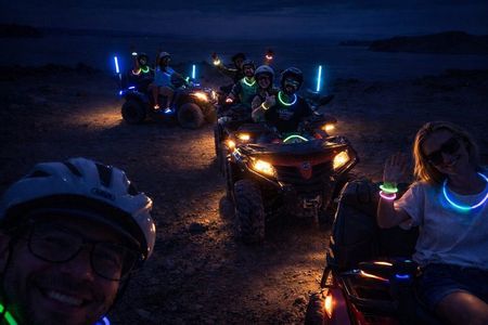 Glow Night ATV QUAD Tour Santorini: Cocktails to follow