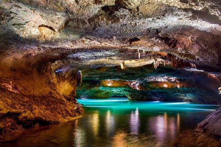 San José Caves Shore Excursion with Boat Tour & Port Pickup