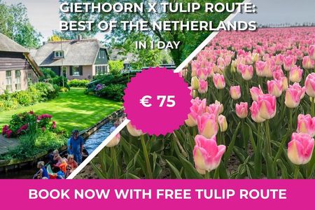 Daytrip Tour from Amsterdam to Giethoorn with boat tour included