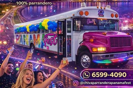 Party on Wheels Bus Tour of Panama City