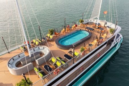 Halong Bay Day Cruise 6 Hours with Kayaking Swimming Buffet Lunch