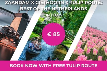Daytrip Tour from Amsterdam to Zaanse Schans and Giethoorn
