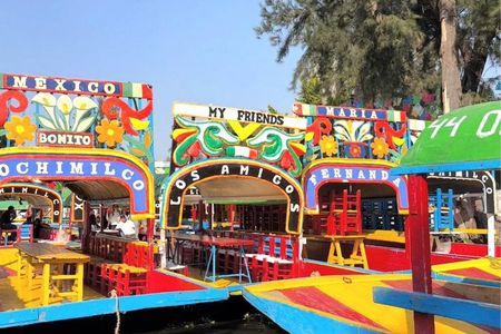 Xochimilco, Casa Frida Kahlo (panoramic) Coyoacan and UNAM
