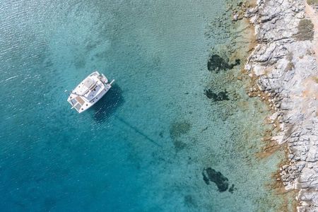 Heraklion Catamaran to dia island with lunch and drinks