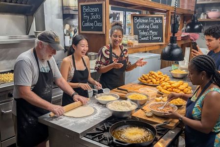Overwater Fry Jacks Cooking Class at The Mayan