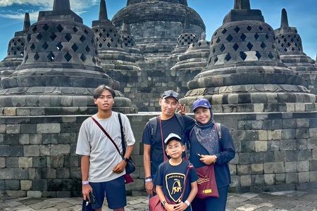 Borobudur Temple Climb Up & Prambanan Temple Full Day Tour