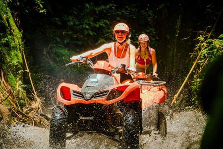 Kuber ATV Ubud Adventure with Tunnel and Waterfall and Rafting