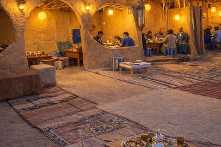 Marrakech:Sunset Agafay Desert:Camel ride and Dinner, Fireshow