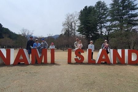 Nami Island, Railbike & Morning Calm Private Tour from Seoul