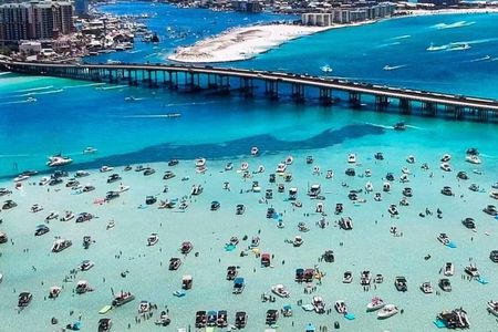 Crab Island & Dolphin Cruise (IN WATER Sandbar Activities!!)