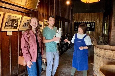 Historic Sake Brewery Tour and Tasting Session