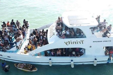 Punta Cana Hip Hop Party Boat with DJ Open Bar and Views & pickup