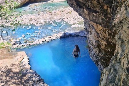 From Saranda: Permet Thermal Baths & Langarica Canyon Experience