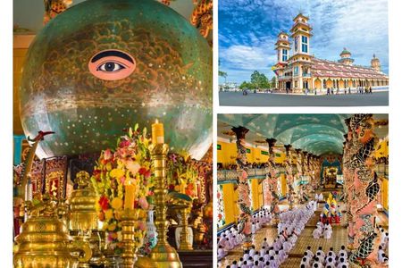 Black Virgin Moutain & Cao Dai Temples & Cu Chi Tunnels