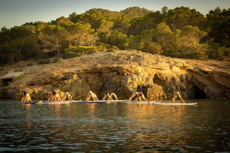 Awaken in Ibiza: Sunrise Yoga at the Beach, Healthy Brunch & SUP