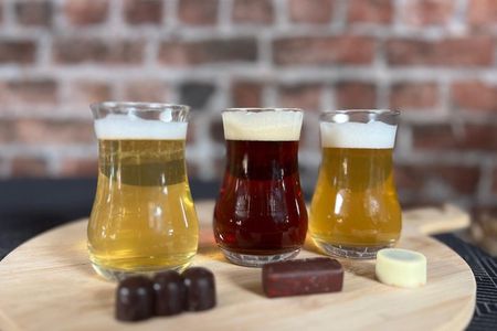 Brussels: Beer & Chocolate Tasting in a Micro Brewery-Distillery