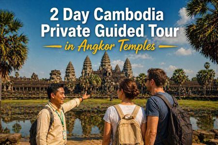 2 Day Cambodia Private Guided Tour in Angkor Temples