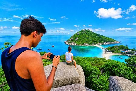 Koh Tao & Koh Nang Yuan Snorkeling Tour by Speed Boat from Samui