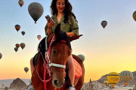 Cappadocia Horseback Riding Daytime or Sunset Tour