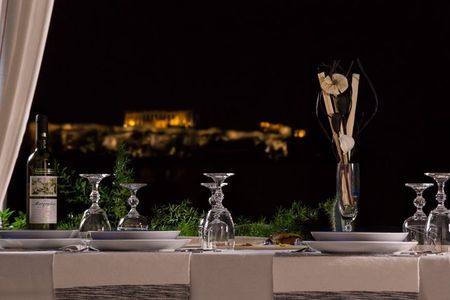 Authentic Greek Food Tasting with Acropolis View