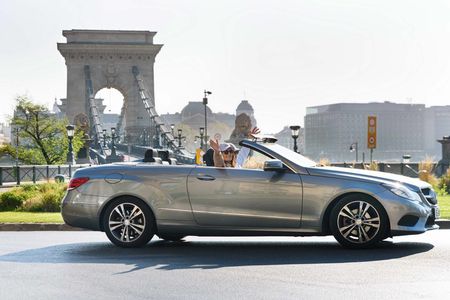 Private Budapest City tour with Unique Convertible E Mercedes