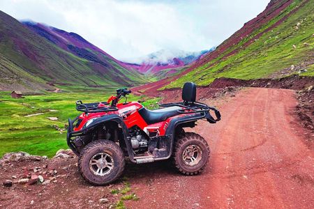 From Cuzco : Red Valley and Rainbow Mountain Tour on ATVs