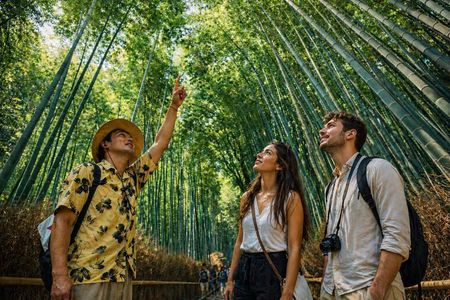 Kyoto Arashiyama Bamboo Walk & Relaxing Flower Foot Bath Massage