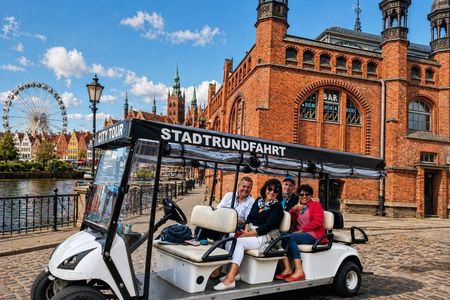 Gdańsk: City Sightseeing Tour by Buggy/Golf Cart LIVE GUIDED 1H