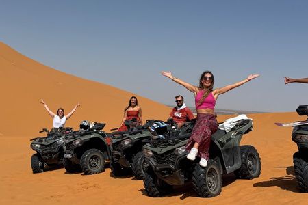 Merzouga dunes quad biking & Sandboarding Experience