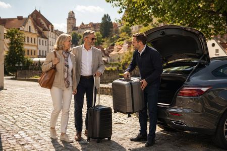 Private Transfer from Prague to Salzburg with Scenic Stops