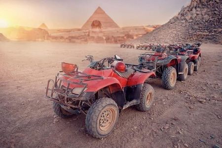 VIP Giza Pyramids Tour + Quad Bike Adventure + Camel Ride & Lunch