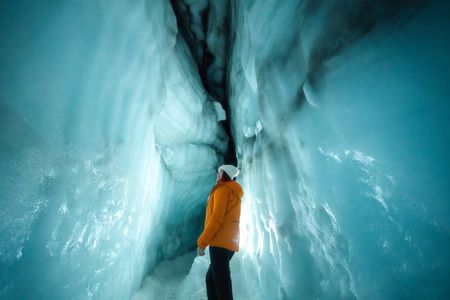 Into the Glacier: Langjökull Glacier Ice Cave from Húsafell